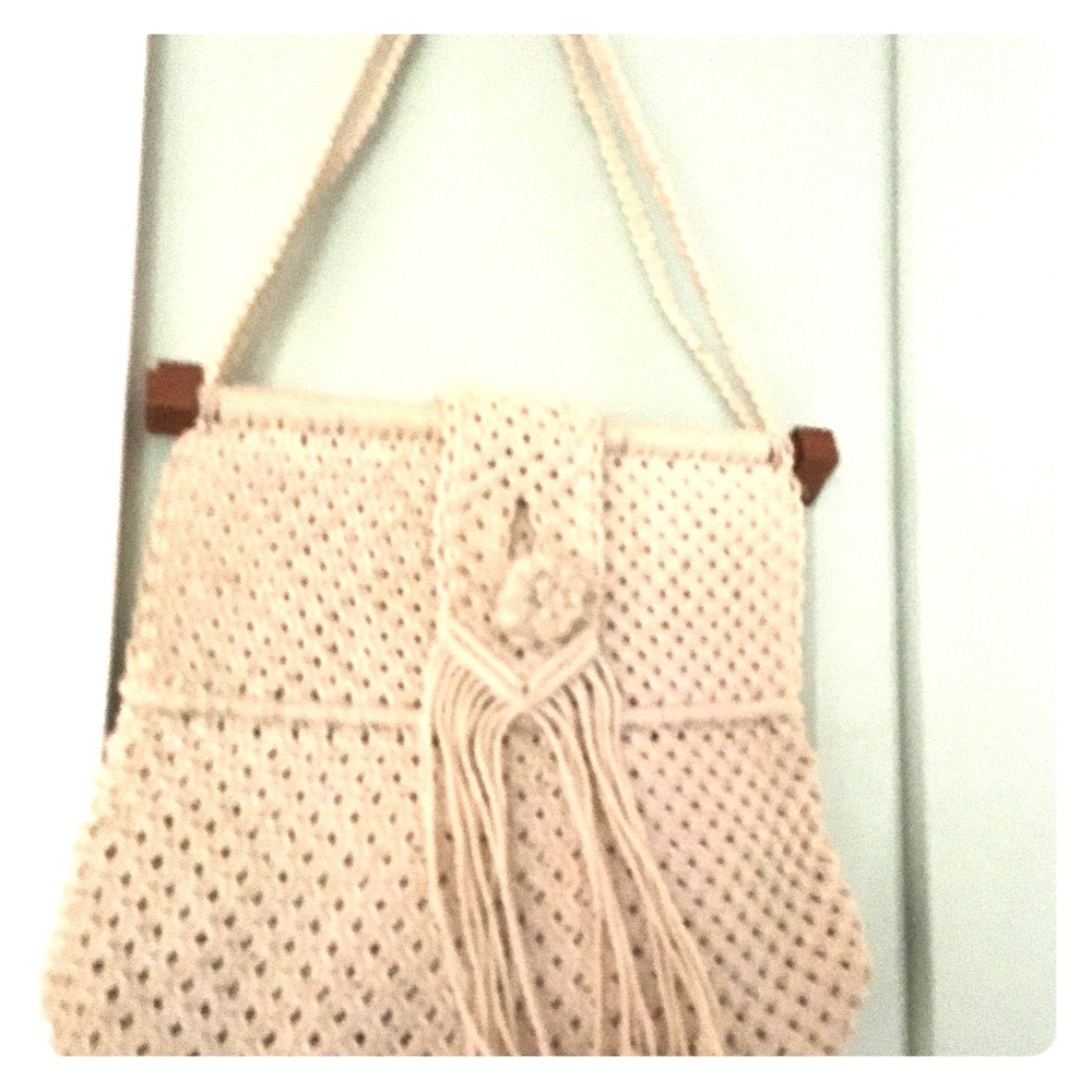 Macrame purse